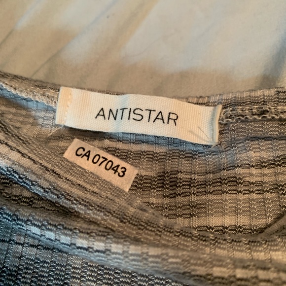 ANTISTAR MARLED GREY T SHIRT 22” PTP - Picture 4 of 4